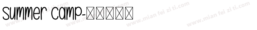 Summer Camp字体转换